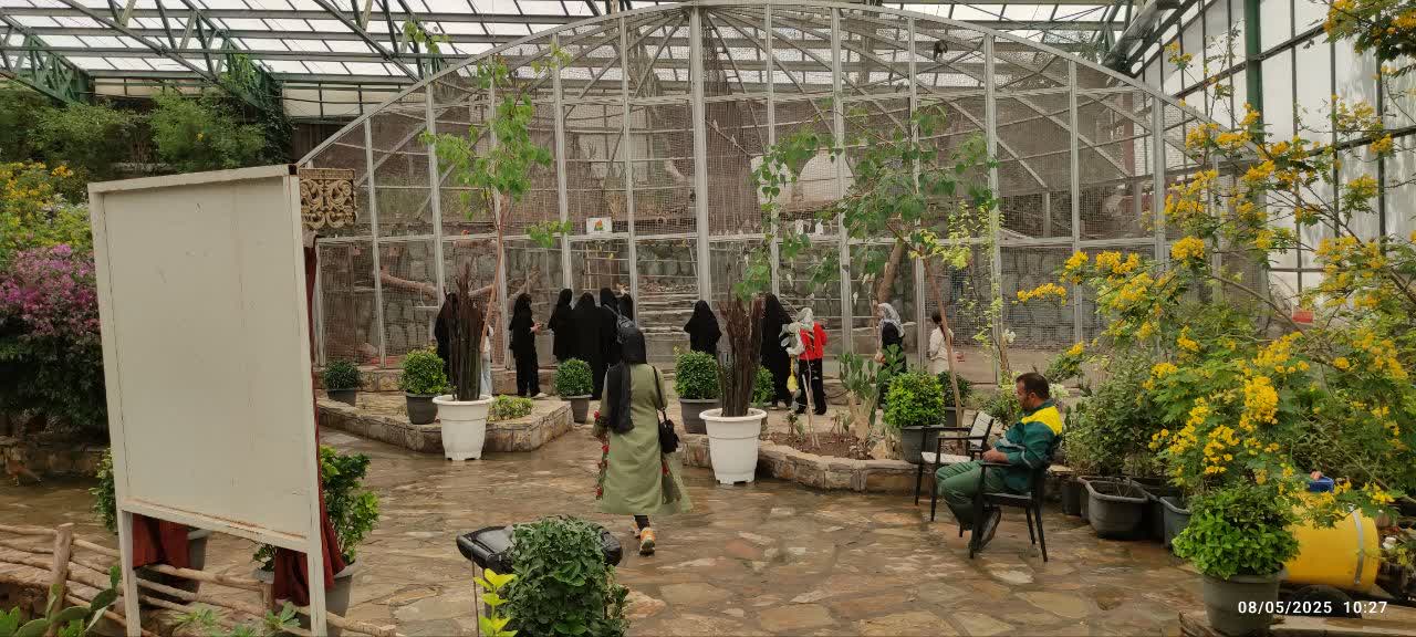 بازدید گروه سوم فرزندان ایتام قم از باغ پرندگان