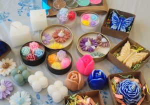 برگزاری کلاس شمع‌سازی در موسسه