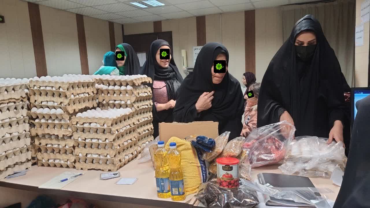 گزارش توزیع سبد کالا به مناسبت میلاد با سعادت حضرت فاطمه زهرا سلام الله علیها توسط مؤسسه خیریه ایتام قم